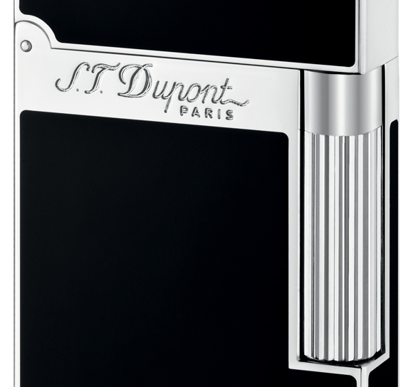 S.T. Dupont Ligne 2 Black Chinese Lacquer and Palladium 016296 - Lighter