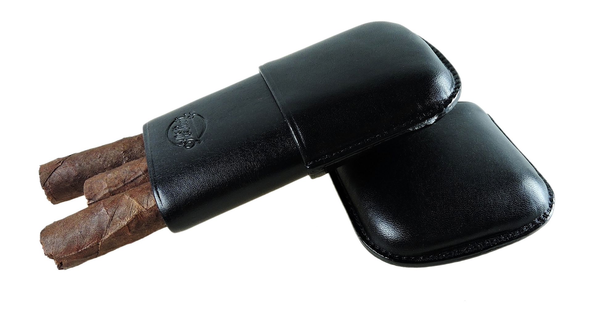 Al Pascià - Toscano cigar case (2 cigars) - 119 - Cigar accessor