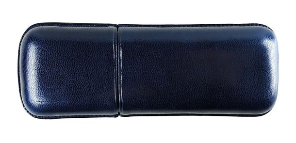 Robusto cigar case (2 cigars) - Dark Blue - 138 a