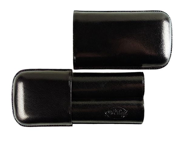 Robusto cigar case (2 cigars) - Dark Brown - 142 b