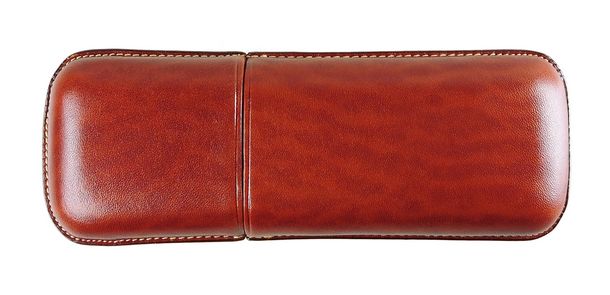 Robusto cigar case (2 cigars) - Light Brown - 144