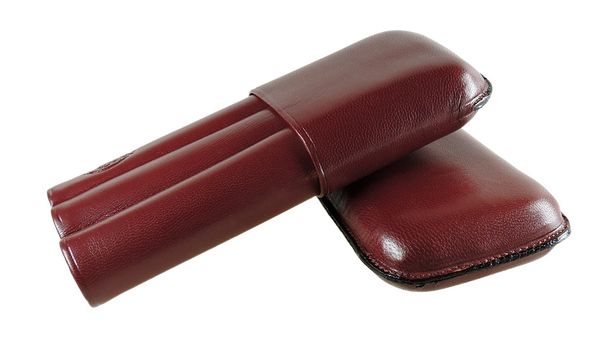 Torpedo cigar case (3 cigars) - Light Brown - 148 c