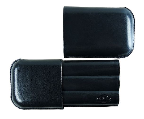 Torpedo cigar case (3 cigars) - Blue - 149 b