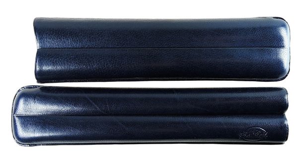 Double Corona Cigar Case (2 cigars) - Dark Blue - 155 b