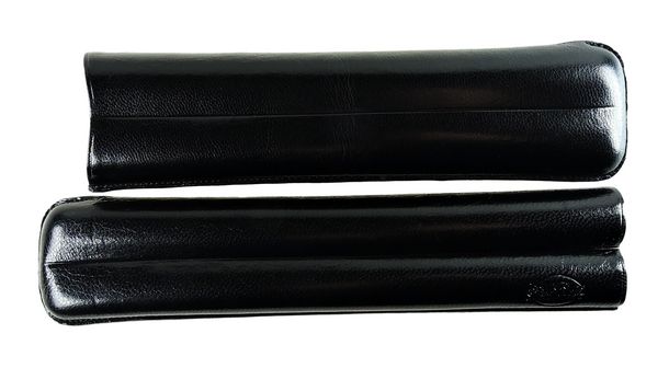 Double Corona Cigar Case (2 cigars) - Black - 158 b