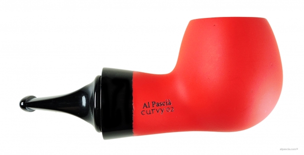 Al Pascia' Curvy Red Matte 02 - pipe D384 b