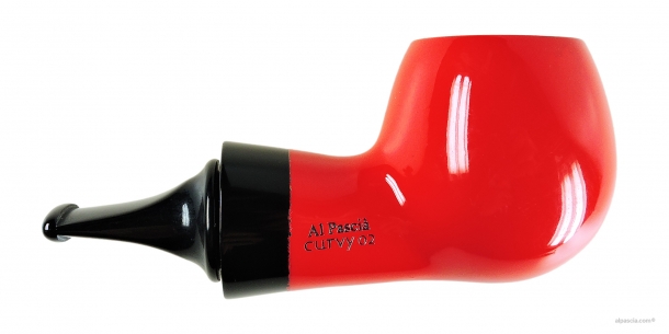 Al Pascia' Curvy Red Polished 02 - pipe D392 b