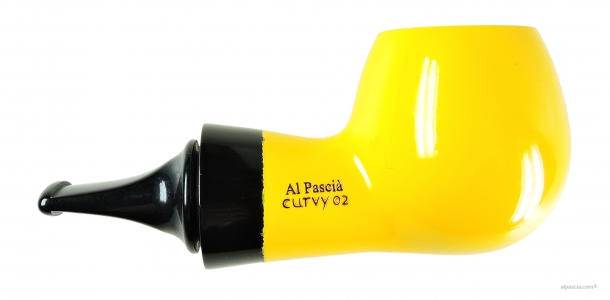 Pipa Al Pascia' Curvy Yellow Polished 02 - D393 b
