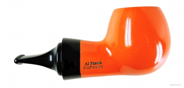 Al Pascia' Curvy Orange Polished 02 - pipe D394 b