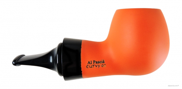 Al Pascia' Curvy Orange Matte 02 - pipe D401 b
