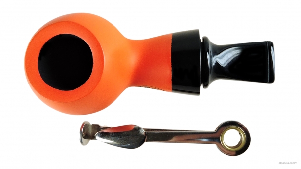 Al Pascia' Curvy Orange Matte 02 - pipe D401 d