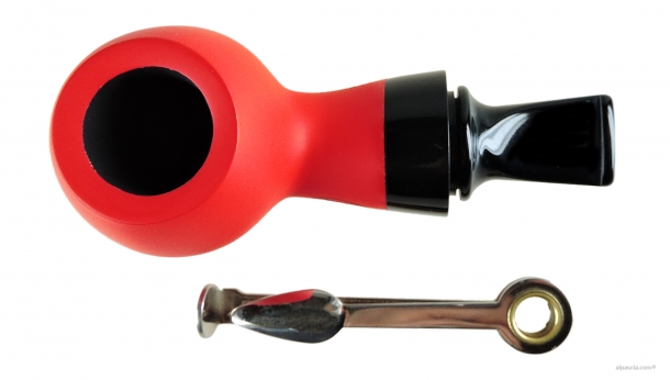 Al Pascia' Curvy Red Matte 02 - pipe D384 d