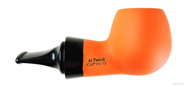 Al Pascia' Curvy Orange Matte 02 - pipe D414 b