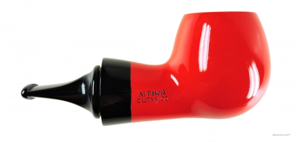 Pipa Al Pascia' Curvy Red Polished 02 - D419 b