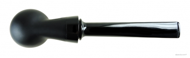Al Pascia' Curvy Churchwarden Black Matte 02 - pipe D424 c