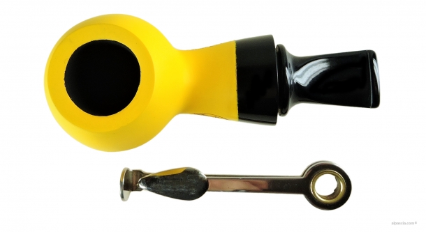 Al Pascia' Curvy Yellow Matte 02 - pipe D425 d