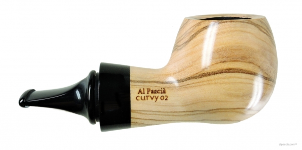 Al Pascia' Curvy Olive Wood 02 - pipe D431 b