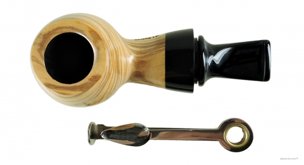 Al Pascia' Curvy Olive Wood 02 - pipe D433 d