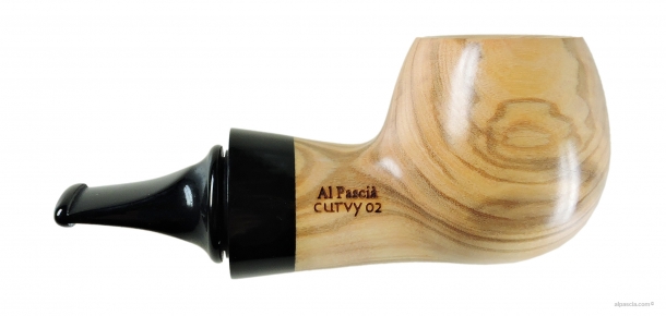Al Pascia' Curvy Olive Wood 02 - pipe D438 b