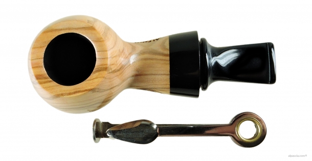 Al Pascia' Curvy Olive Wood 02 - pipe D438 d