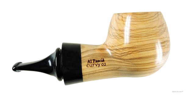 Al Pascia' Curvy Olive Wood 02 - pipe D439 b