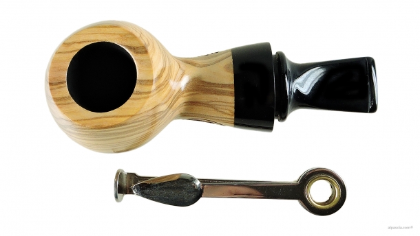 Al Pascia' Curvy Olive Wood 02 - pipe D439 d