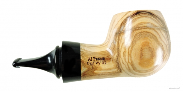 Al Pascia' Curvy Olive Wood 02 - pipe D445 b