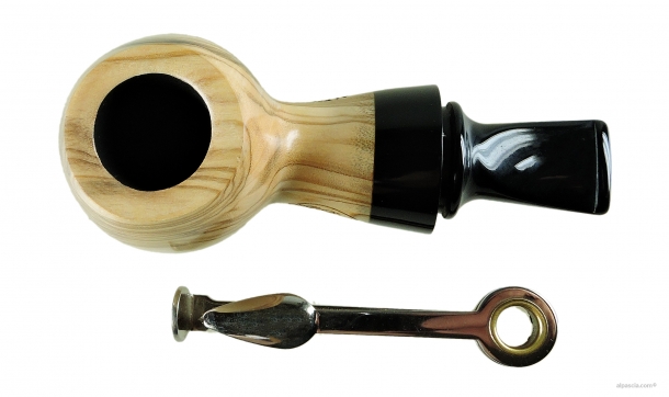 Al Pascia' Curvy Olive Wood 02 - pipe D445 d