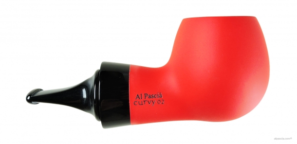 Al Pascia' Curvy Red Matte 02 - pipe D449 b