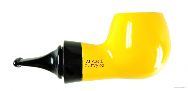Al Pascia' Curvy Yellow Polished 02 - pipe D445 b