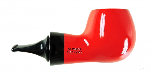 Al Pascia' Curvy Red Polished 02 - pipe D451 b