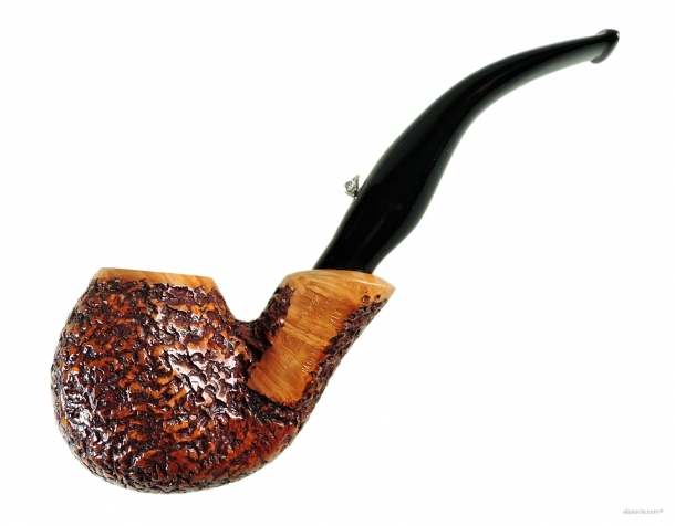 L'Anatra Rusticated smoking pipe 636 a