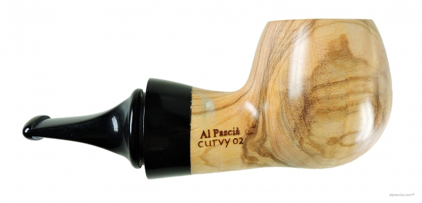Pipa Al Pascia' Curvy Olive Wood 02 - D466 b