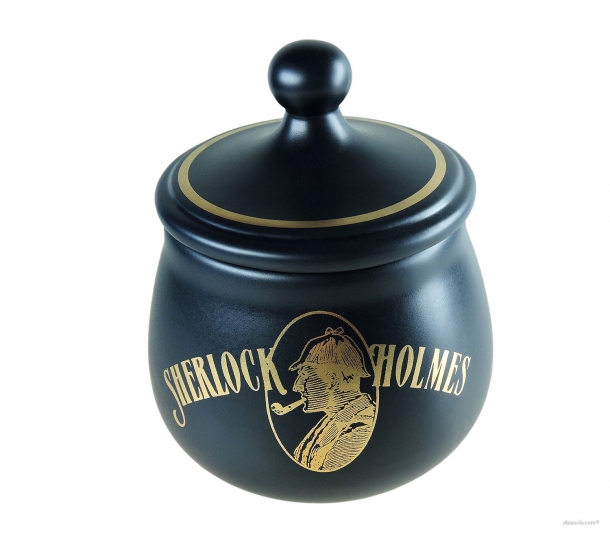 Tobacco Jar Sherlock Holmes  Blue Matt