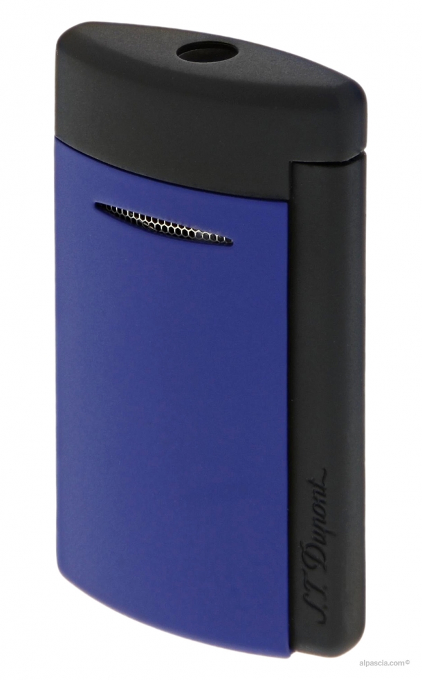 S.T. Dupont MINIJET LIGHTER MATTE BLACK/BLUE 010860 a