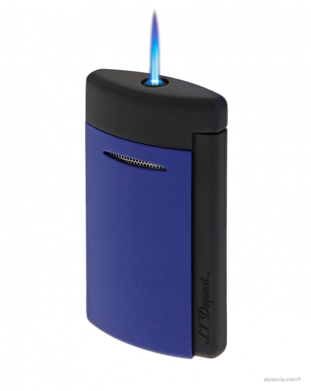 S.T. Dupont MINIJET LIGHTER MATTE BLACK/BLUE 010860 b