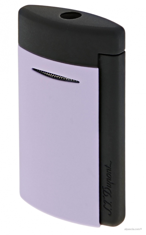 S.T. Dupont MINIJET LIGHTER MATTE BLACK/LILAC 010865 a