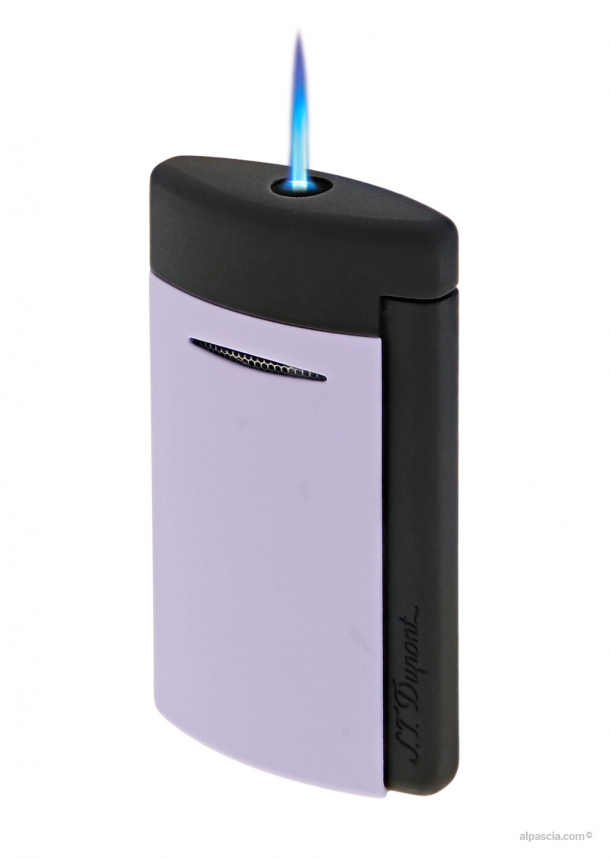 S.T. Dupont MINIJET LIGHTER MATTE BLACK/LILAC 010865 b