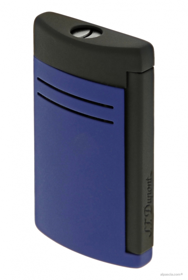 S.T. Dupont MAXIJET LIGHTER MATTE BLACK/BLUE 020161 a