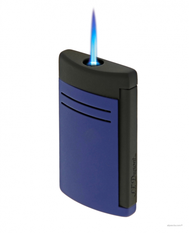 S.T. Dupont MAXIJET LIGHTER MATTE BLACK/BLUE 020161 b