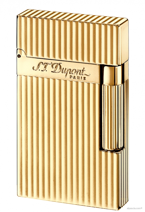 S.T. Dupont Ligne 2 Lighter, Gold trim, 016827