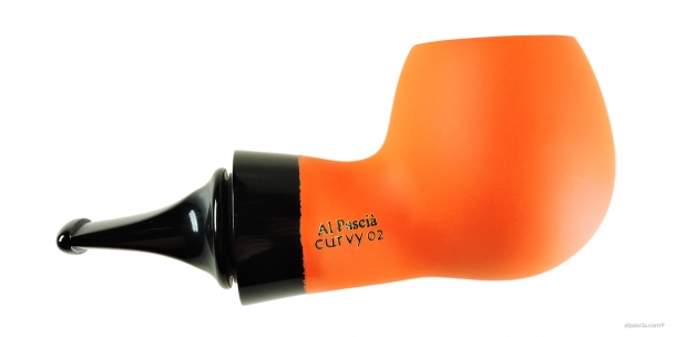 Al Pascia' Curvy Orange Matte 02 - pipe D474 b
