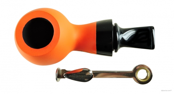 Al Pascia' Curvy Orange Matte 02 - pipe D474 d