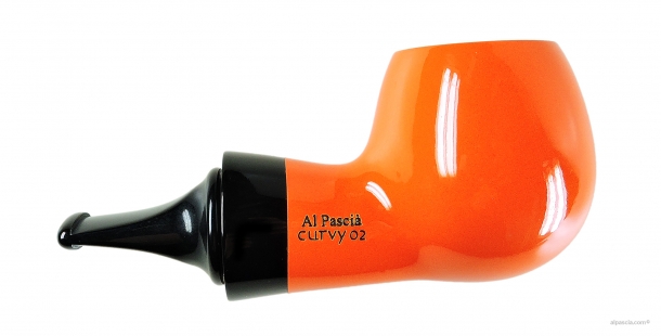 Al Pascia' Curvy Orange Polished 02 - pipe D476 b