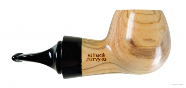 Al Pascia' Curvy Olive Wood 02 - pipe D478 b