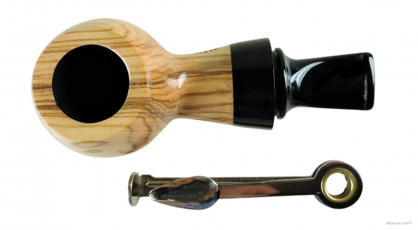 Al Pascia' Curvy Olive Wood 02 - pipe D478 d