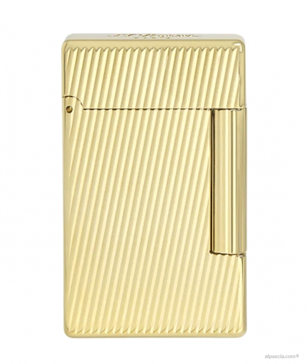 S.T. Dupont Initial Golden Diagonal Lighter 020831 - Lighter a