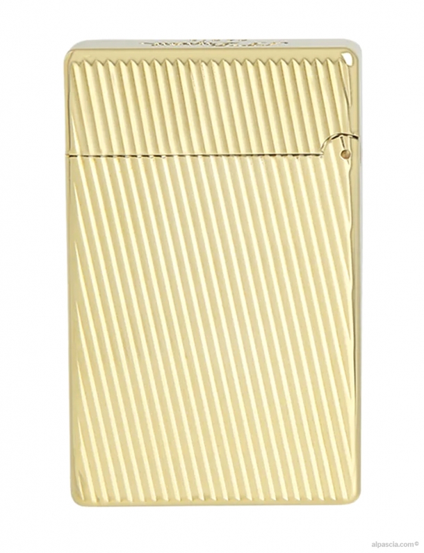 S.T. Dupont Initial Golden Diagonal Lighter 020831 - Lighter c