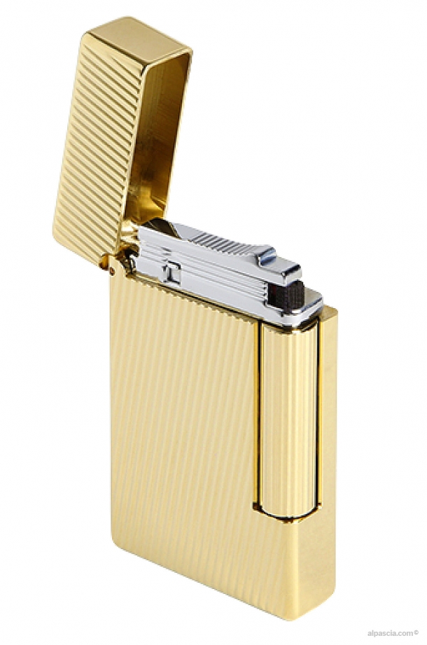 S.T. Dupont Initial Golden Diagonal Lighter 020831 - Lighter d