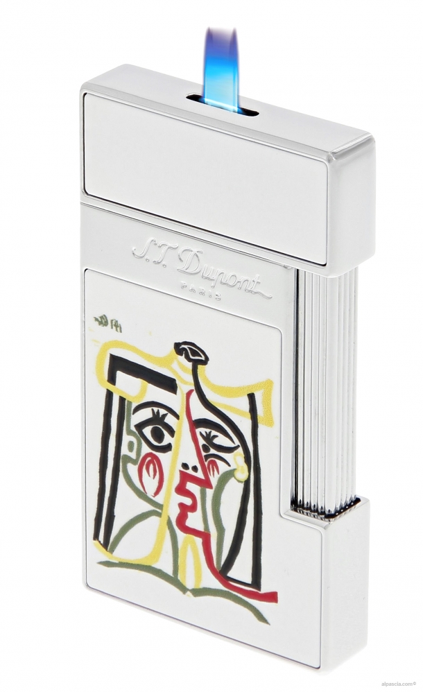 S.T. Dupont Slimmy accendino Picasso Bianco 028201 d